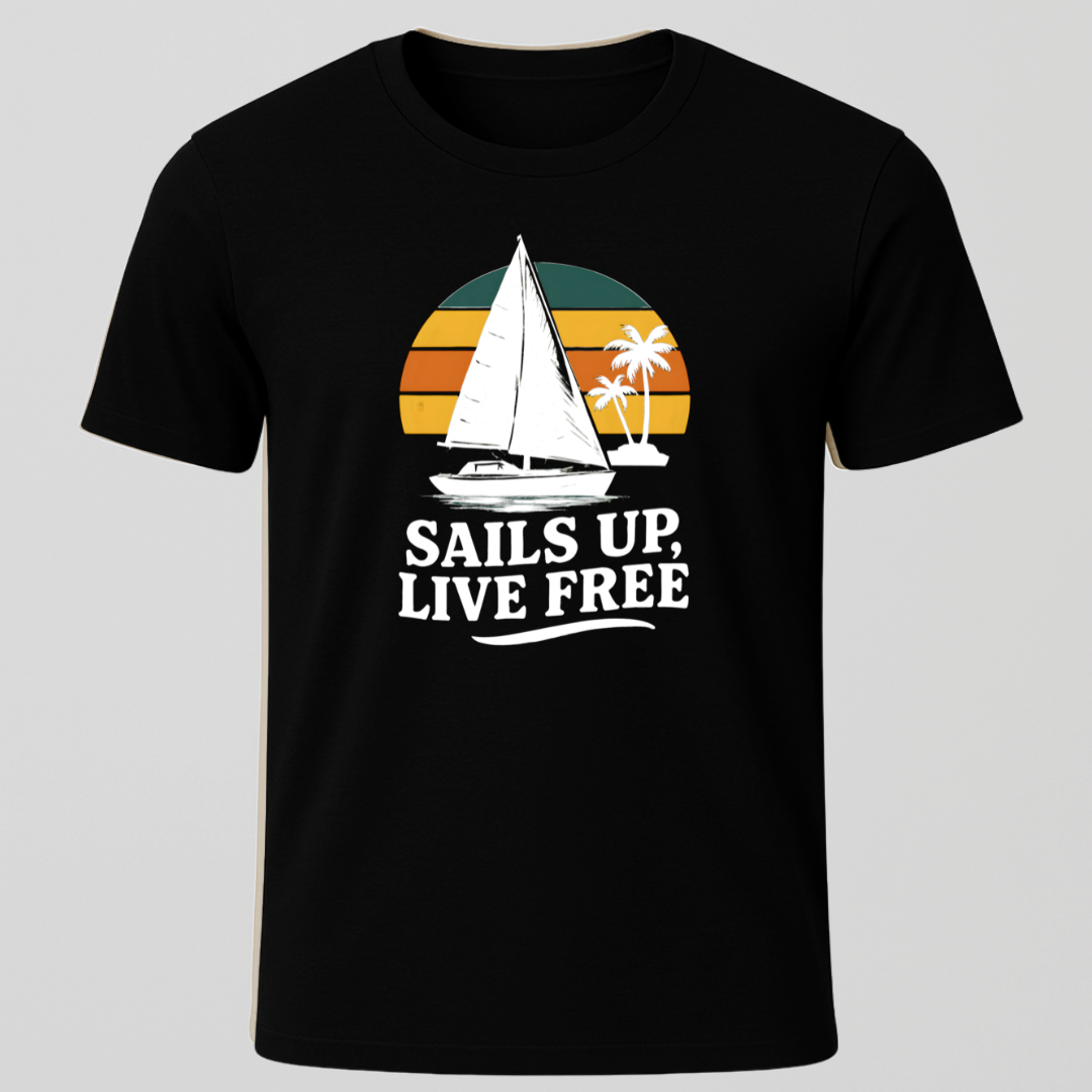 Sails Up, Sunset T-Shirt