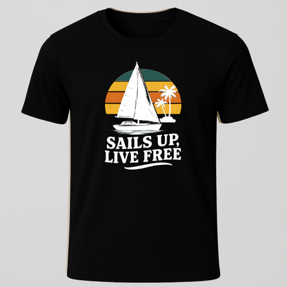 Sails Up, Sunset T-Shirt