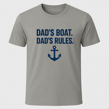 Dads Boat Dads Rules T-Shirt