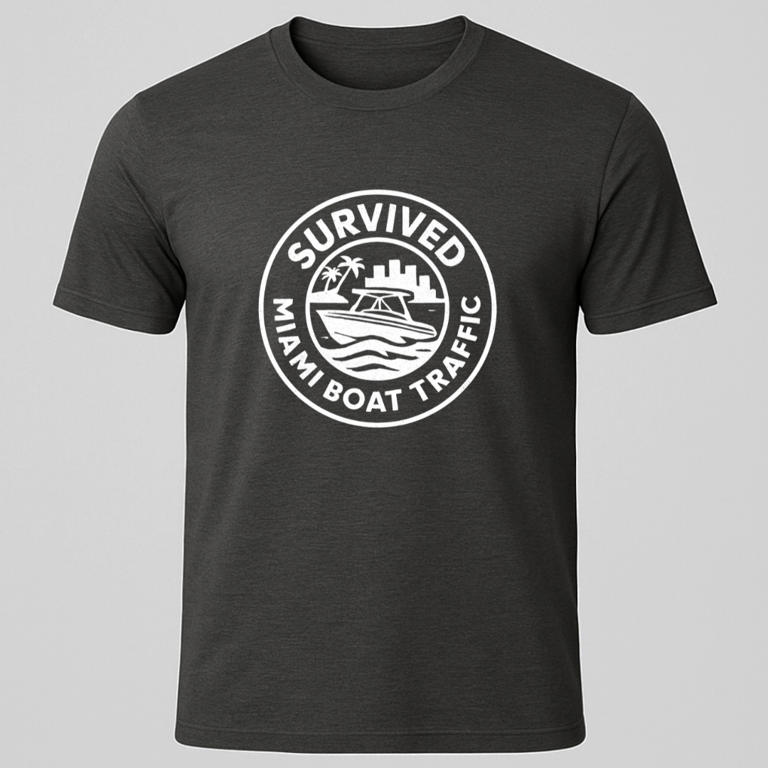 Survived Miami Boat Traffic T-Shirt