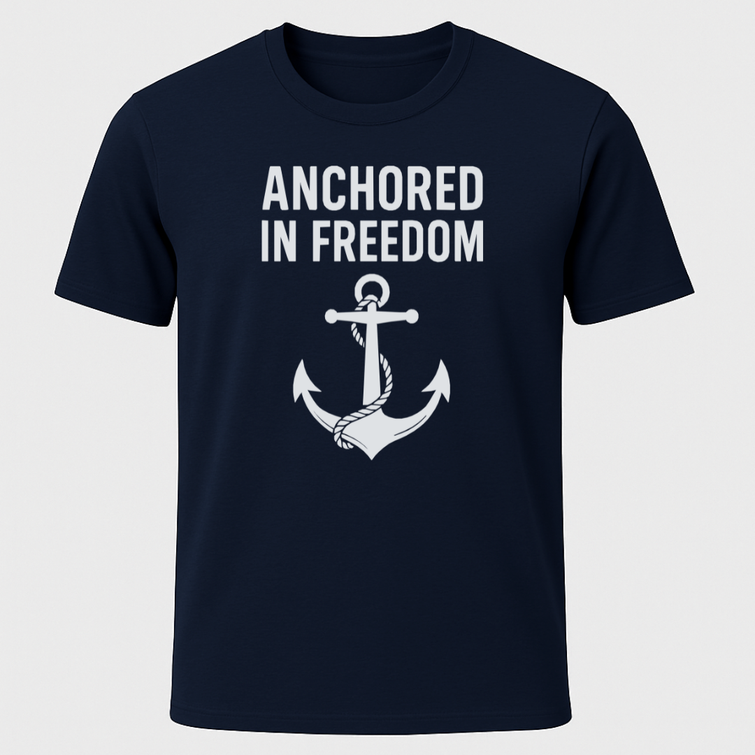 Anchored in Freedom Design T-Shirt