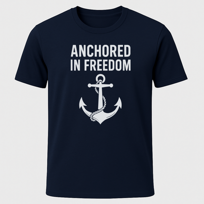 Anchored in Freedom Design T-Shirt