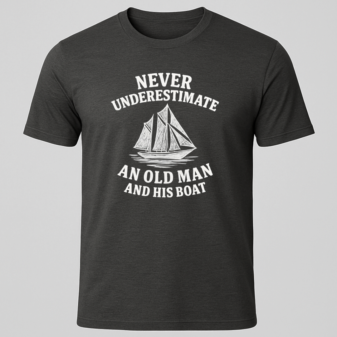Old Man And His Boat T-Shirt