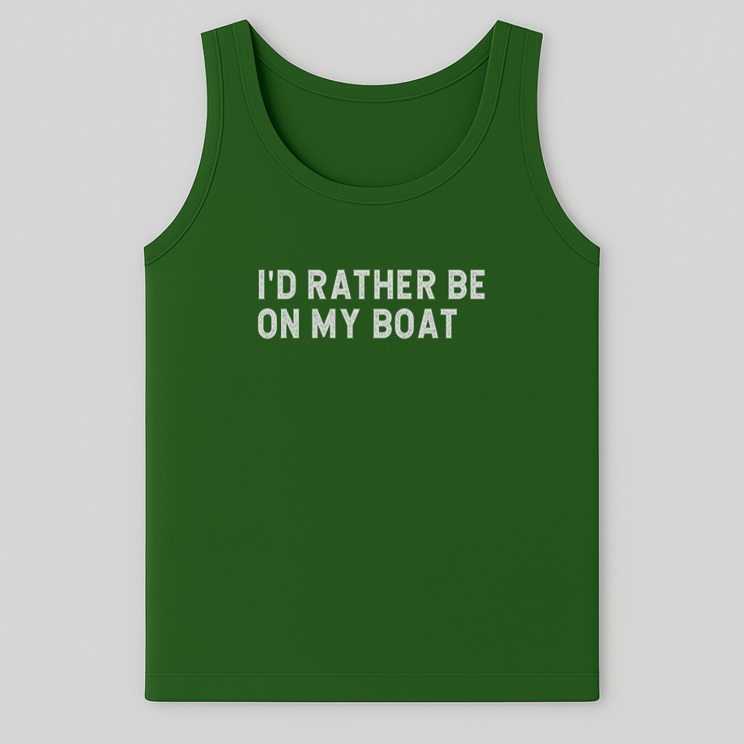 Boat Tank Top for Men | Uncharted Tees
