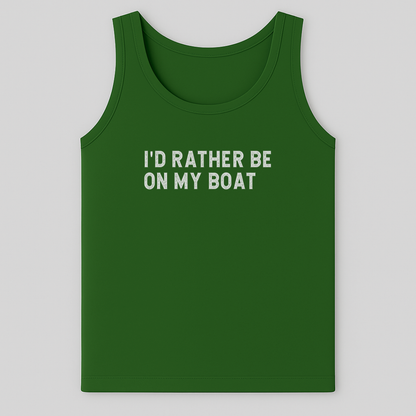 Boat Tank Top for Men | Uncharted Tees
