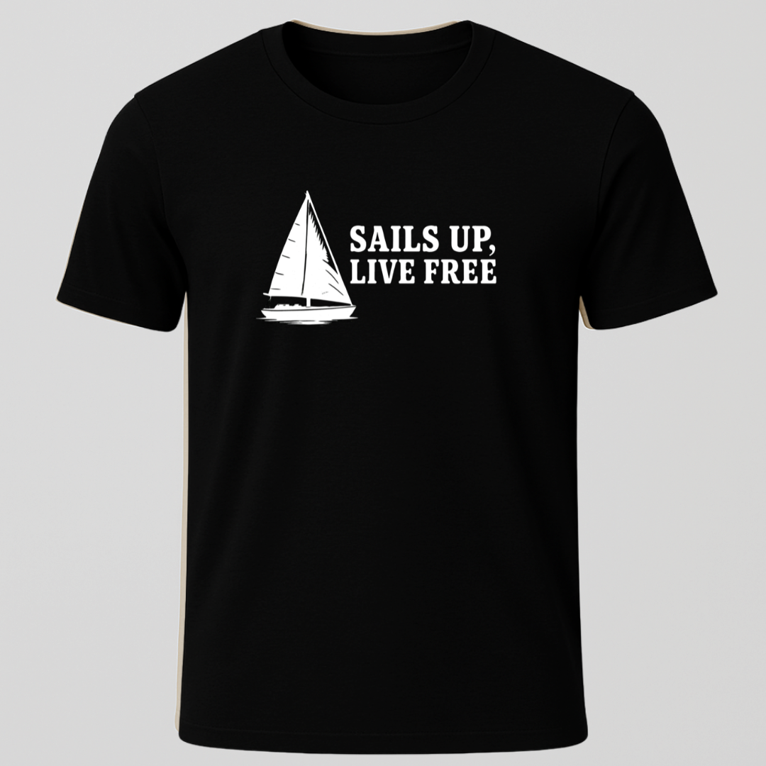 Sails Up Horizontal T-Shirt