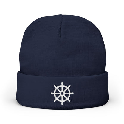 Nautical Ship Wheel Beanie