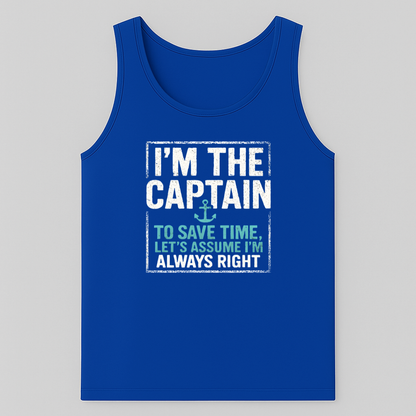 Captain is Right Tank-Top
